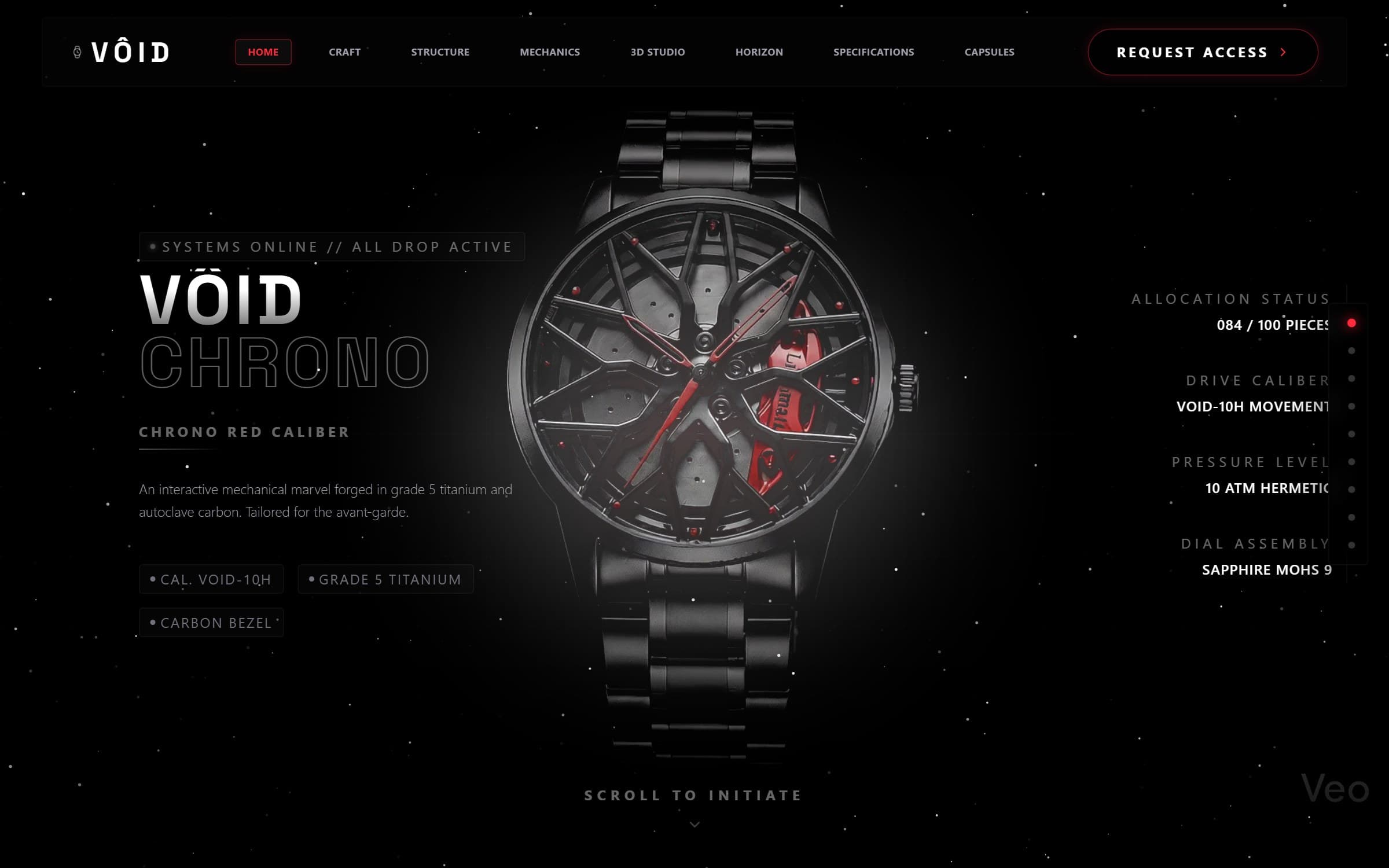 VÔID CHRONO project screenshot